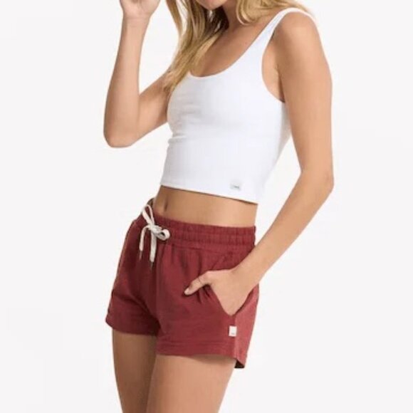 Vuori Halo Performance Short Small in Currant Heather - Picture 1 of 5